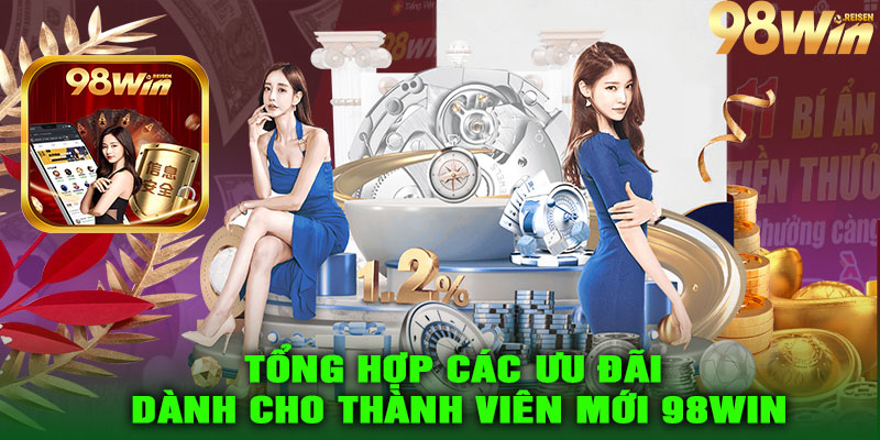Tổng Hợp Các Ưu Đãi Dành Cho Thành Viên Mới 98Win 2025